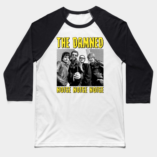 The Damned - Fanmade Baseball T-Shirt by fuzzdevil